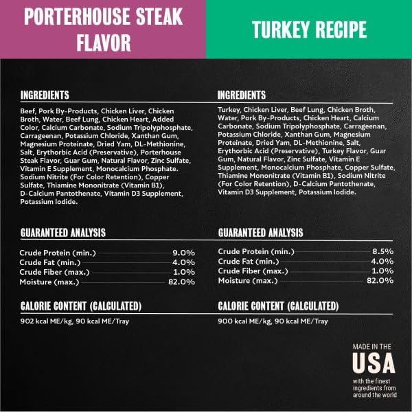 Cesar Classic Loaf in Sauce Wet Dog Food, Meaty Selects, 3.5 oz, 24 Count | Made in USA, Real beef or chicken #1 ingredient, no fillers or artificial flavors, slow-cooked, easy peel trays