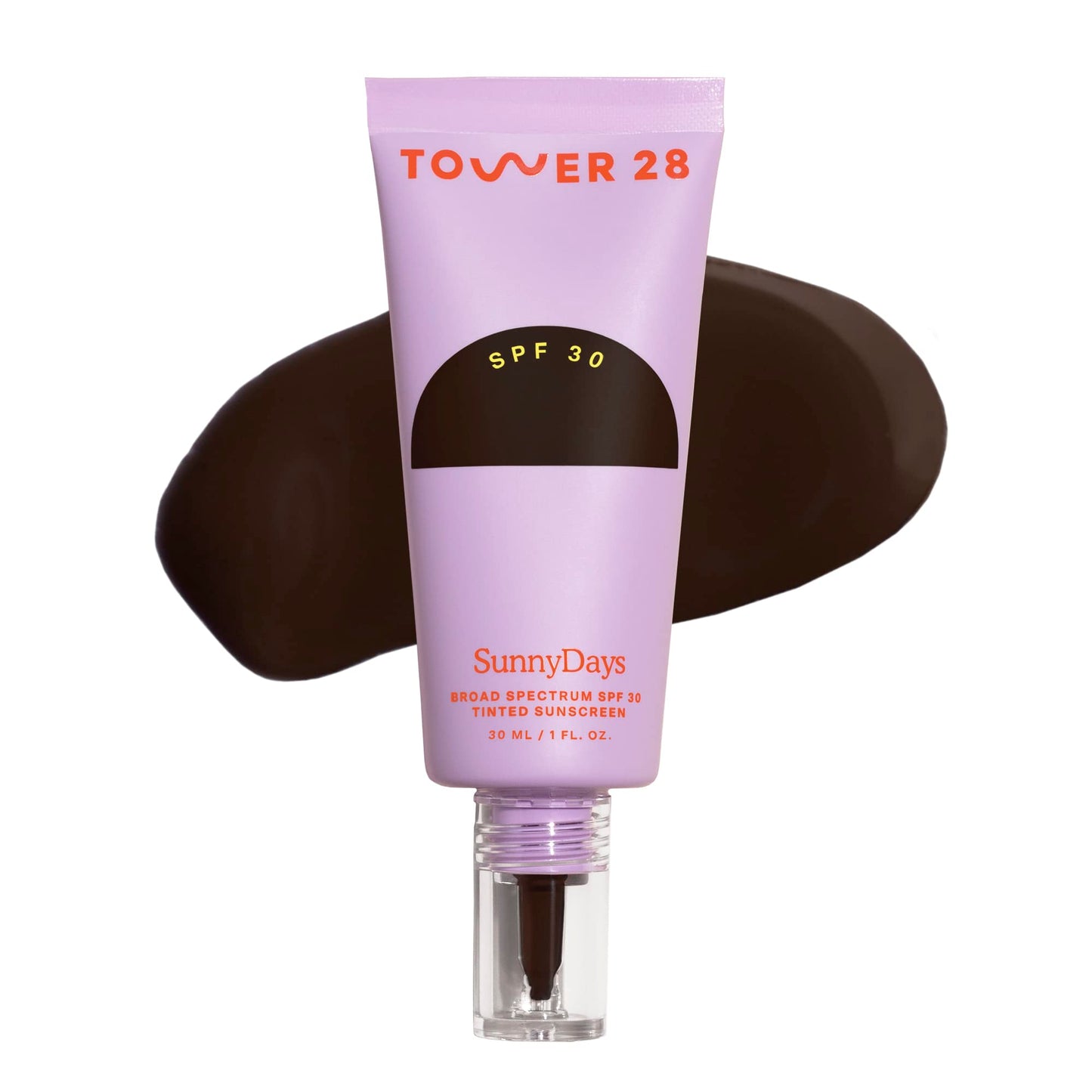 Tower 28 SunnyDays SPF 30 Tinted Moisturizer - 2-in-1 Buildable Coverage Foundation + Mineral Sunscreen for Face - Zinc Oxide, Aloe & Prickly Pear for Sensitive Skin - 70 Rich/Neutral (1 oz)