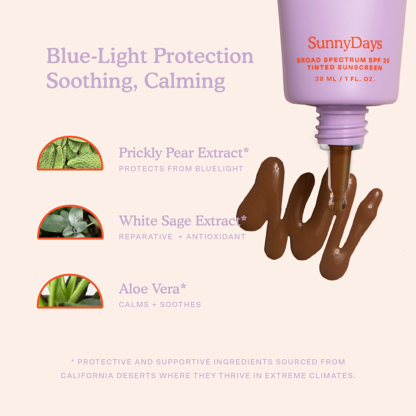 Tower 28 SunnyDays SPF 30 Tinted Moisturizer - 2-in-1 Buildable Coverage Foundation + Mineral Sunscreen for Face - Zinc Oxide, Aloe & Prickly Pear for Sensitive Skin - 70 Rich/Neutral (1 oz)