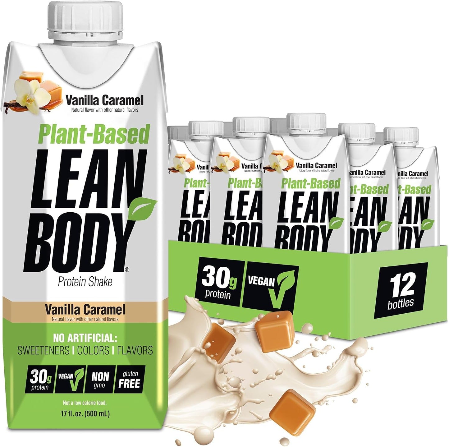 Labrada Lean Body Ready-to-Drink Chocolate Protein Shake, 40g Protein, Whey Blend, 0 Sugar, Gluten Free, 22 Vitamins & Minerals, LABRADA, 17 Fl Oz (Pack of 12)