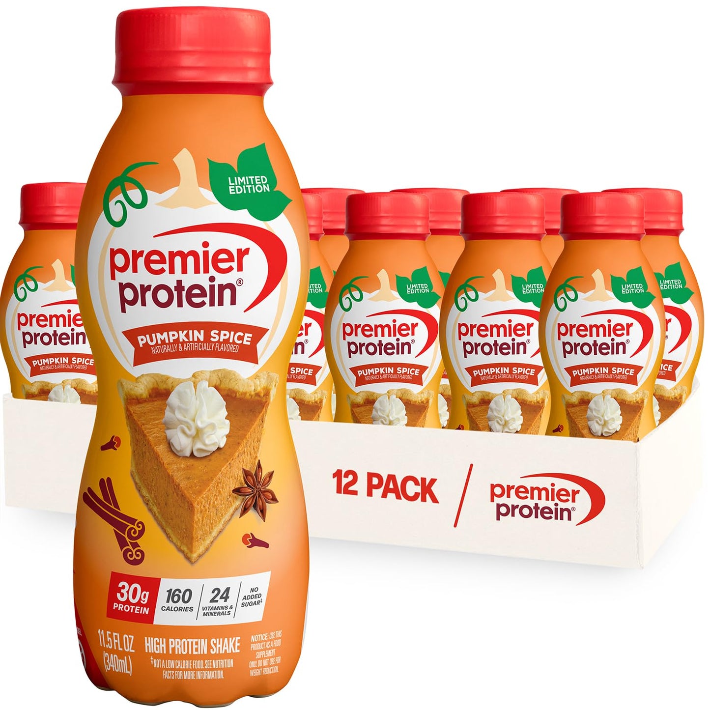 Premier Protein Shake, Chocolate, 30g High Protein, 12 Pack