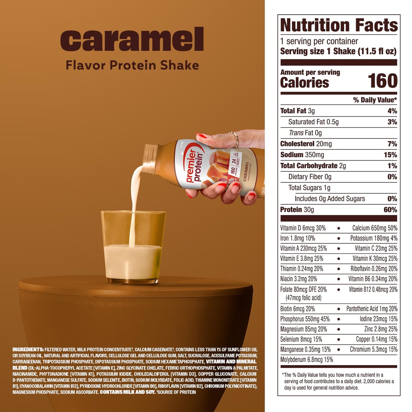 Premier Protein Shake, Chocolate, 30g High Protein, 12 Pack