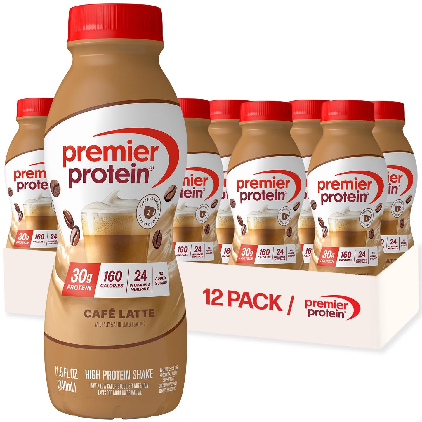 Premier Protein Shake, Chocolate, 30g High Protein, 12 Pack