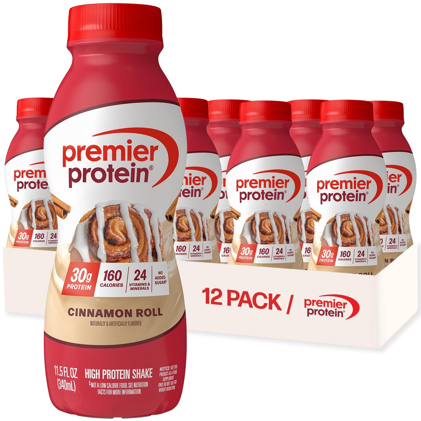 Premier Protein Shake, Chocolate, 30g High Protein, 12 Pack