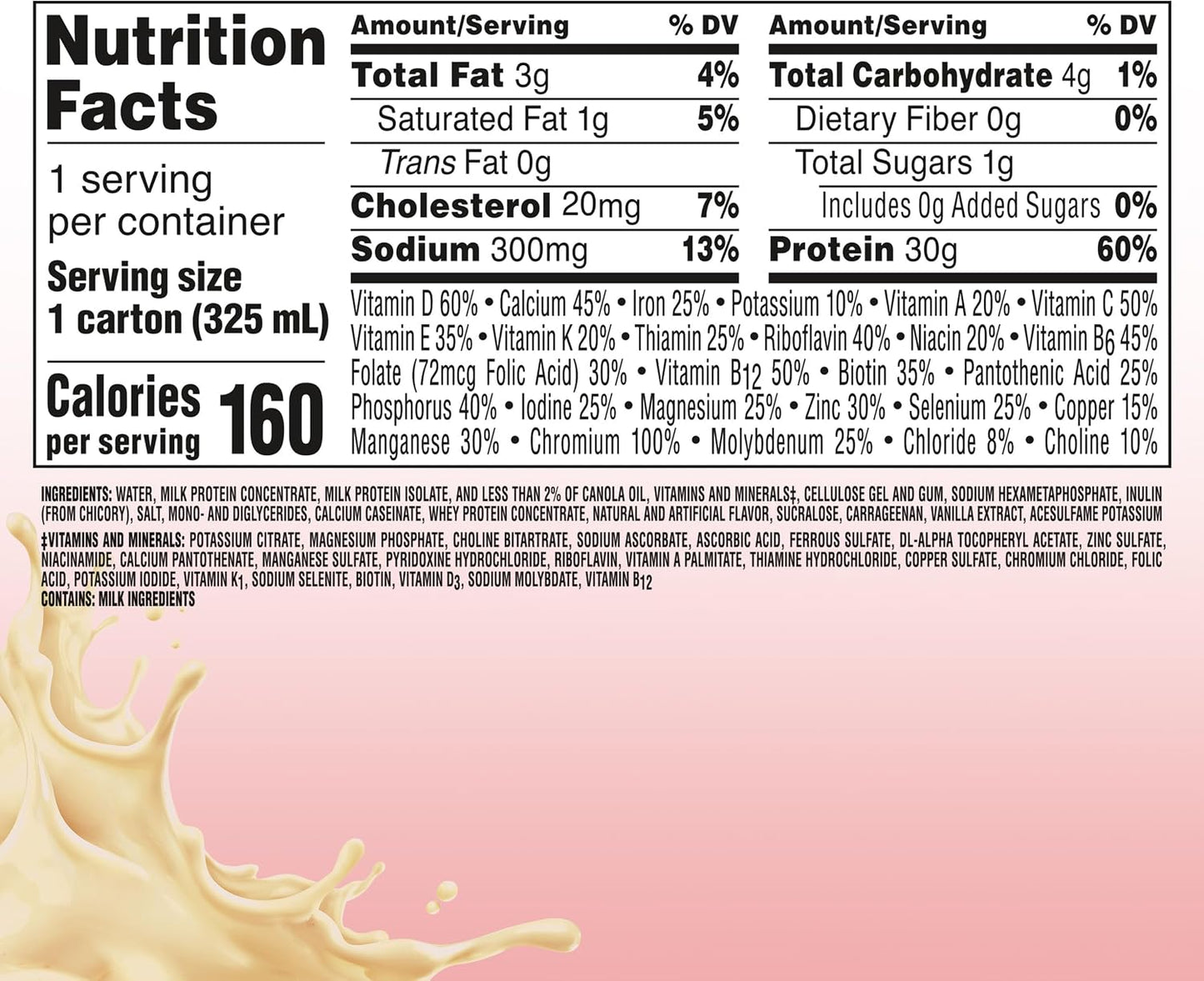BOOST Glucose Control Max 30g Protein Nutritional Drink, Very Vanilla, 11 Fl Oz (Pack of 12), Packaging May Vary