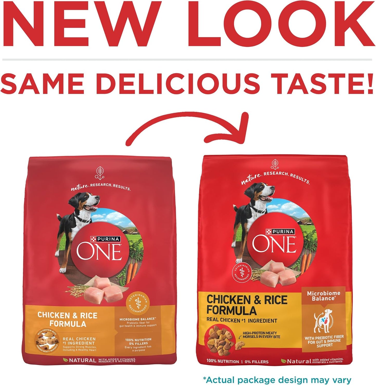 Purina ONE Chicken and Rice Formula Dry Dog Food - 16.5 lb. Bag