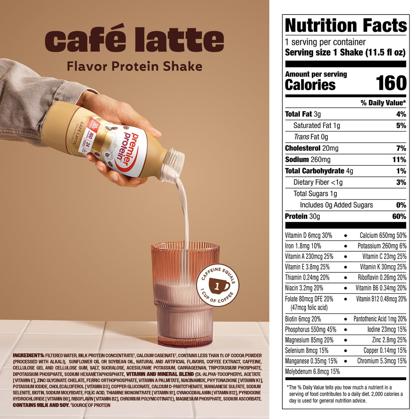 Premier Protein Shake, Chocolate, 30g High Protein, 12 Pack