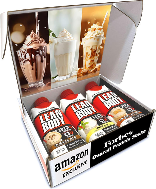 Labrada Lean Body Ready-to-Drink Chocolate Protein Shake, 40g Protein, Whey Blend, 0 Sugar, Gluten Free, 22 Vitamins & Minerals, LABRADA, 17 Fl Oz (Pack of 12)