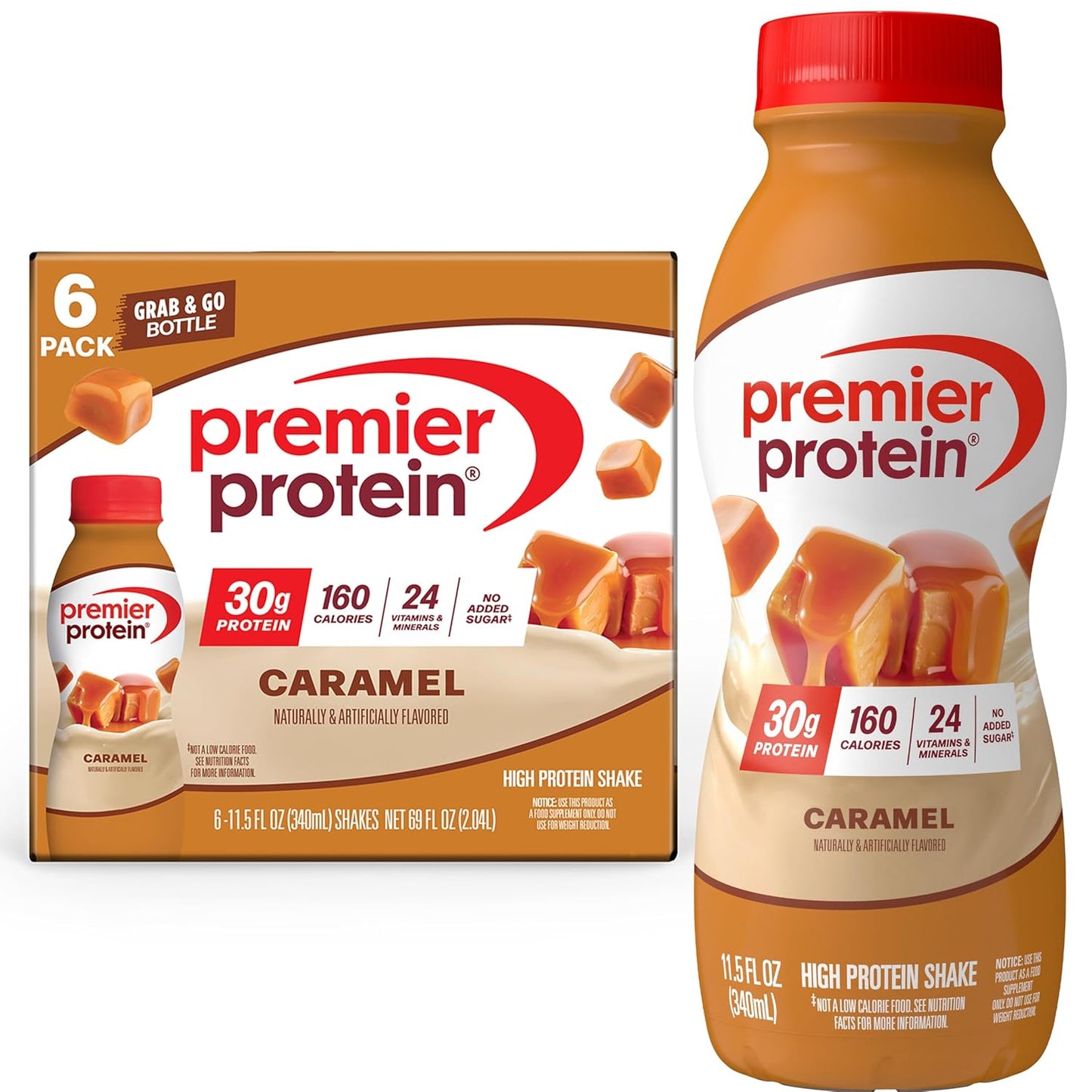 Premier Protein Shake, Chocolate, 30g High Protein, 12 Pack