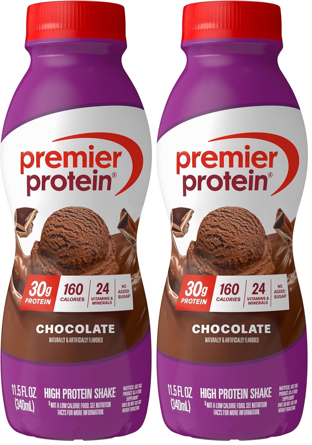 Premier Protein Shake, Chocolate, 30g High Protein, 12 Pack